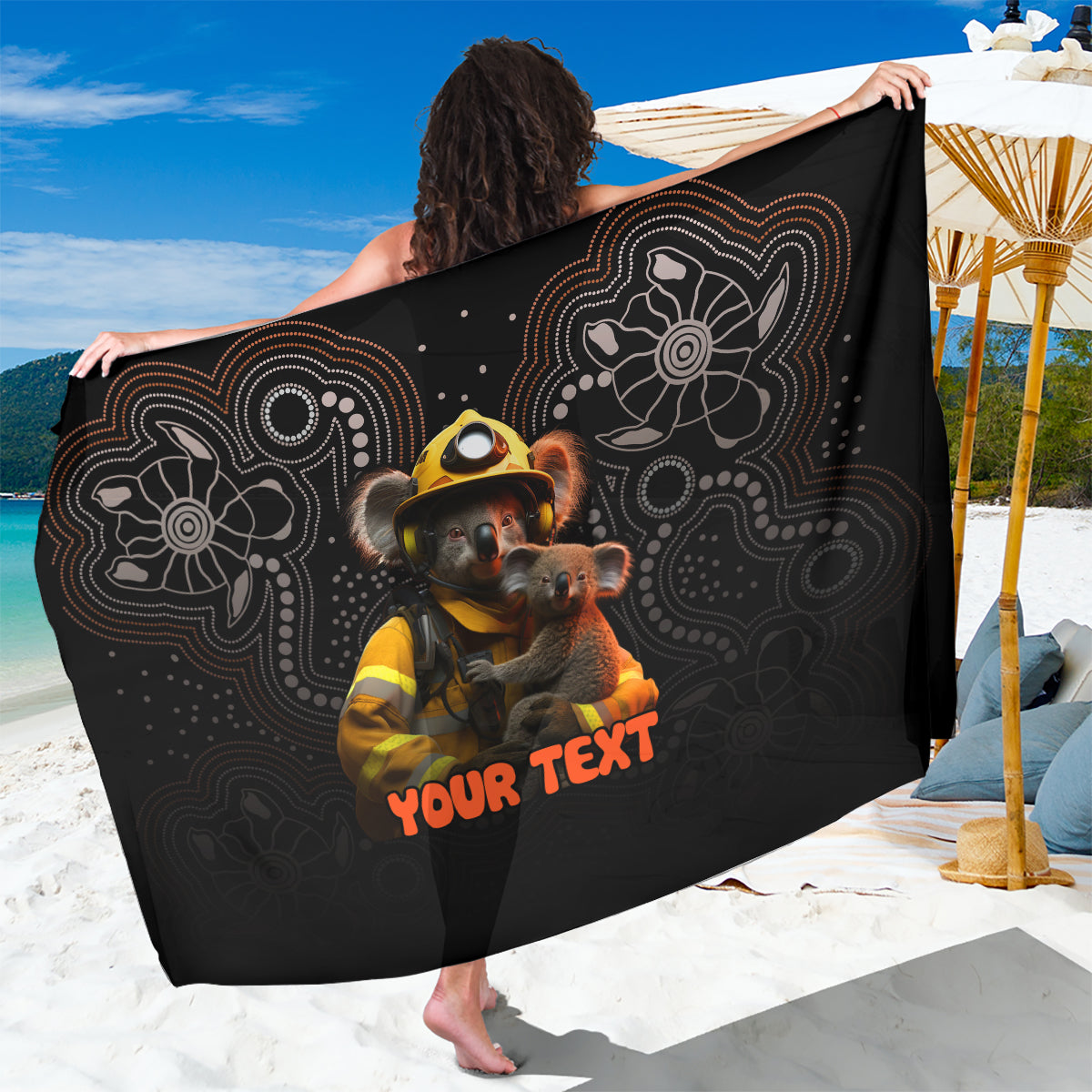personalised-paws-for-australia-sarong-bushfire-awareness-indigenous-aboriginal