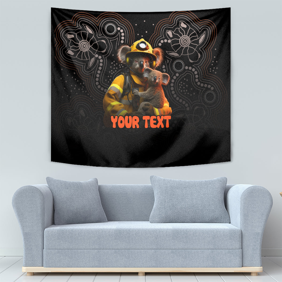 personalised-paws-for-australia-tapestry-bushfire-awareness-indigenous-aboriginal