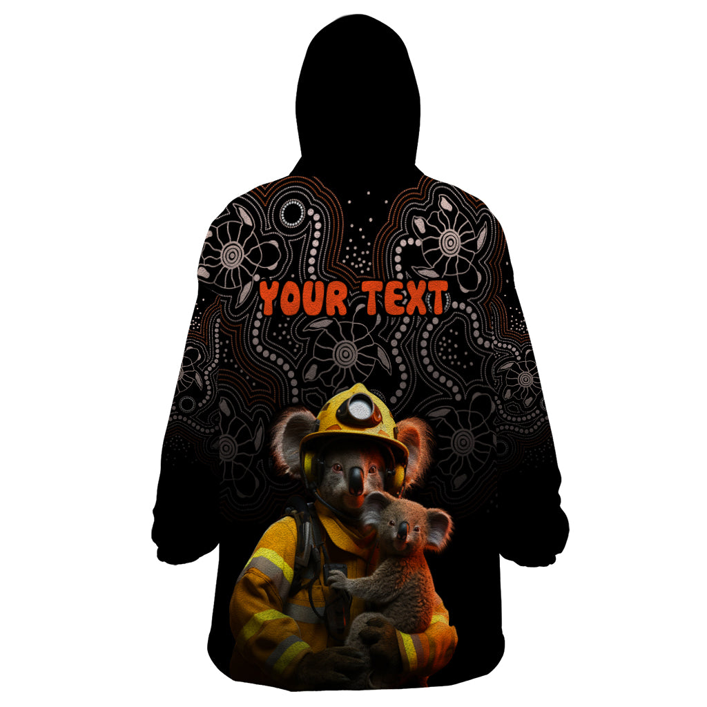 personalised-paws-for-australia-wearable-blanket-hoodie-bushfire-awareness-indigenous-aboriginal