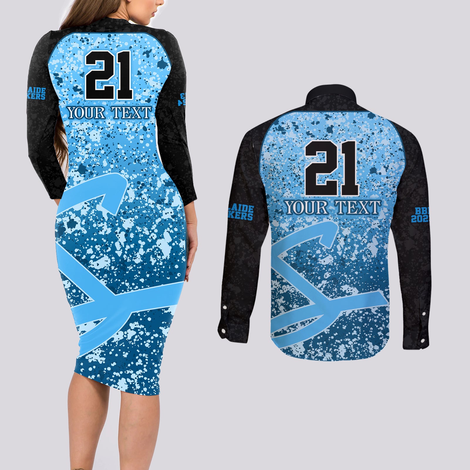 adelaide-strikers-custom-couples-matching-long-sleeve-bodycon-dress-and-long-sleeve-button-shirt-bbl-cricket-team-2024