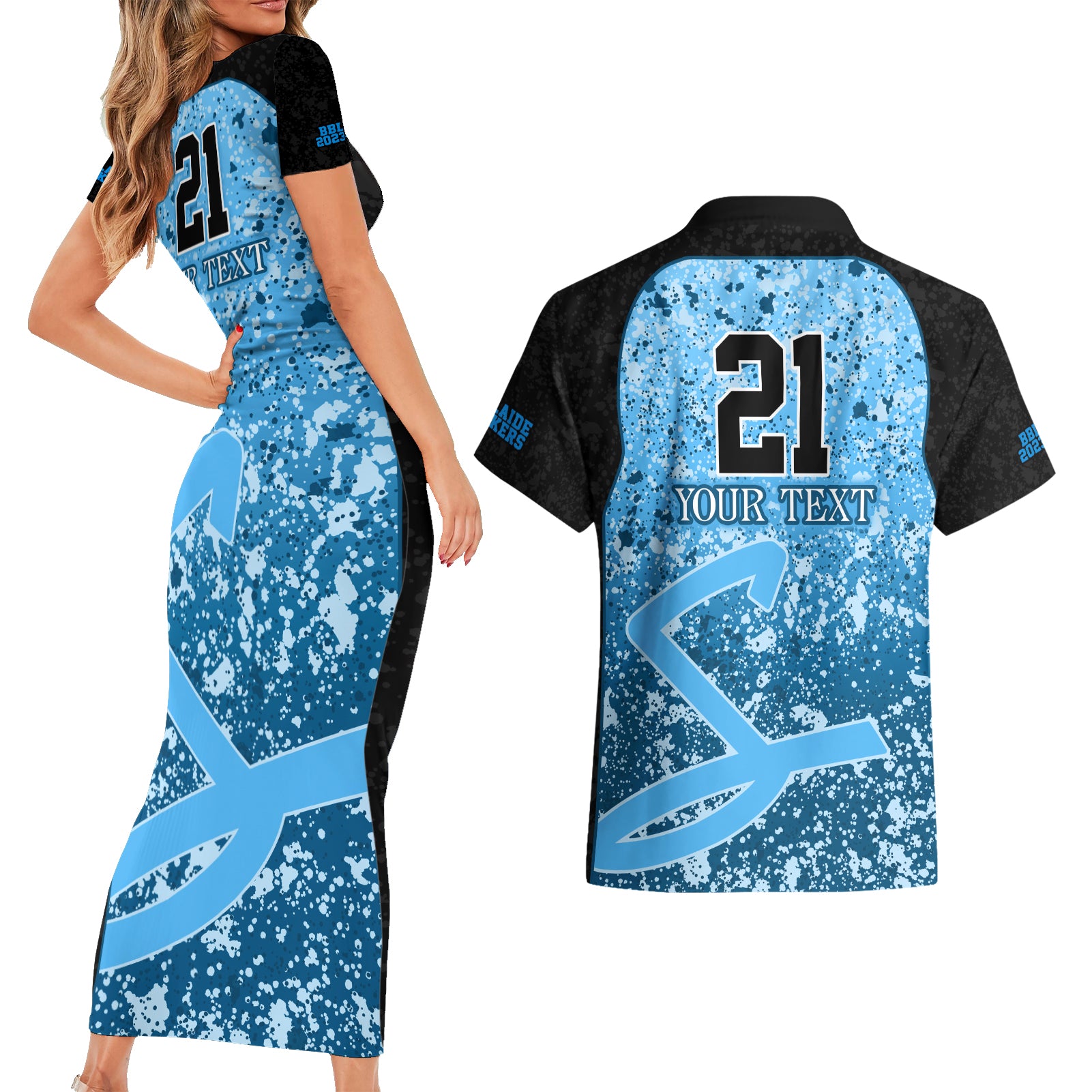 adelaide-strikers-custom-couples-matching-short-sleeve-bodycon-dress-and-hawaiian-shirt-bbl-cricket-team-2024