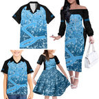 adelaide-strikers-custom-family-matching-off-shoulder-long-sleeve-dress-and-hawaiian-shirt-bbl-cricket-team-2024