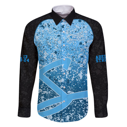 adelaide-strikers-custom-family-matching-off-shoulder-maxi-dress-and-hawaiian-shirt-bbl-cricket-team-2024