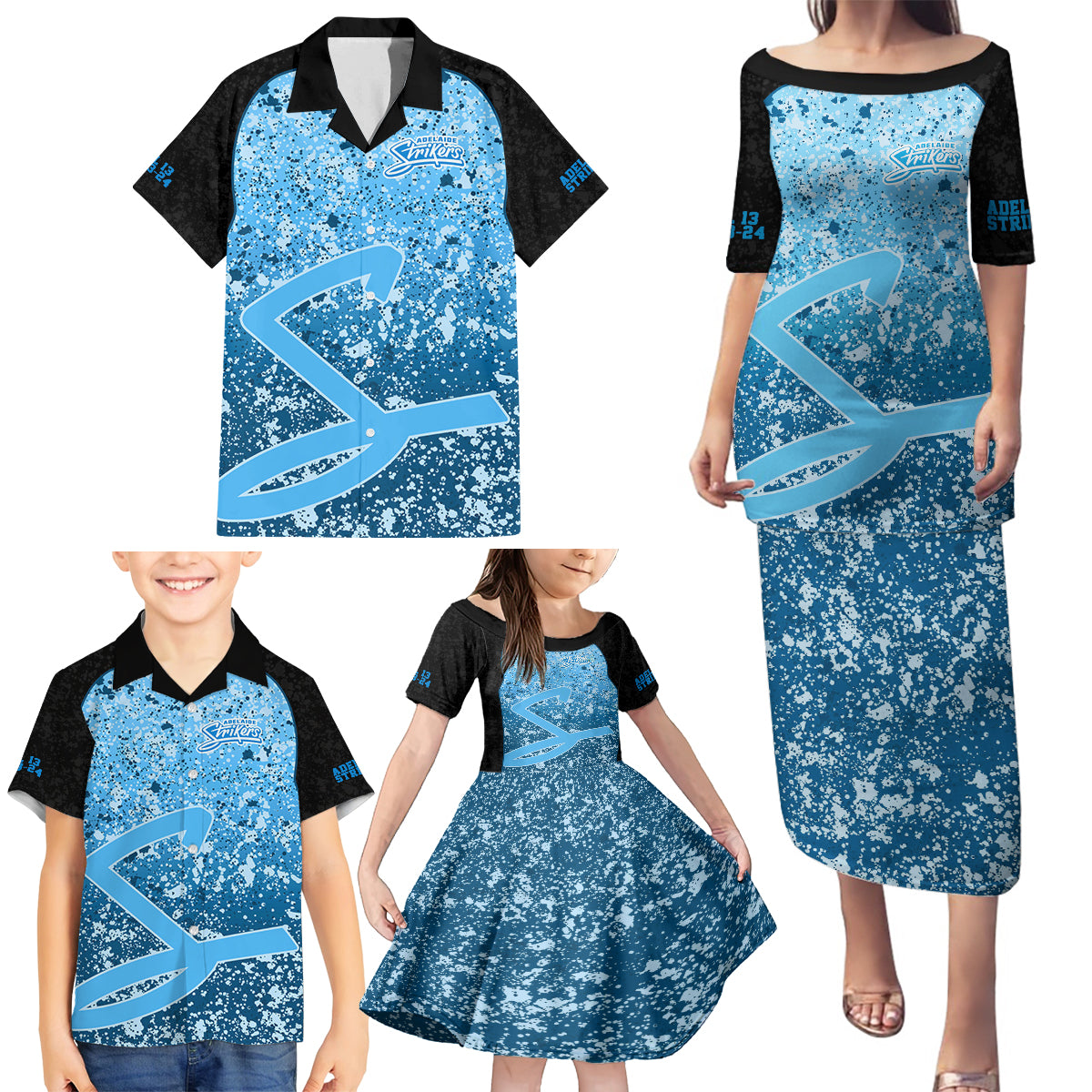 adelaide-strikers-custom-family-matching-puletasi-dress-and-hawaiian-shirt-bbl-cricket-team-2024