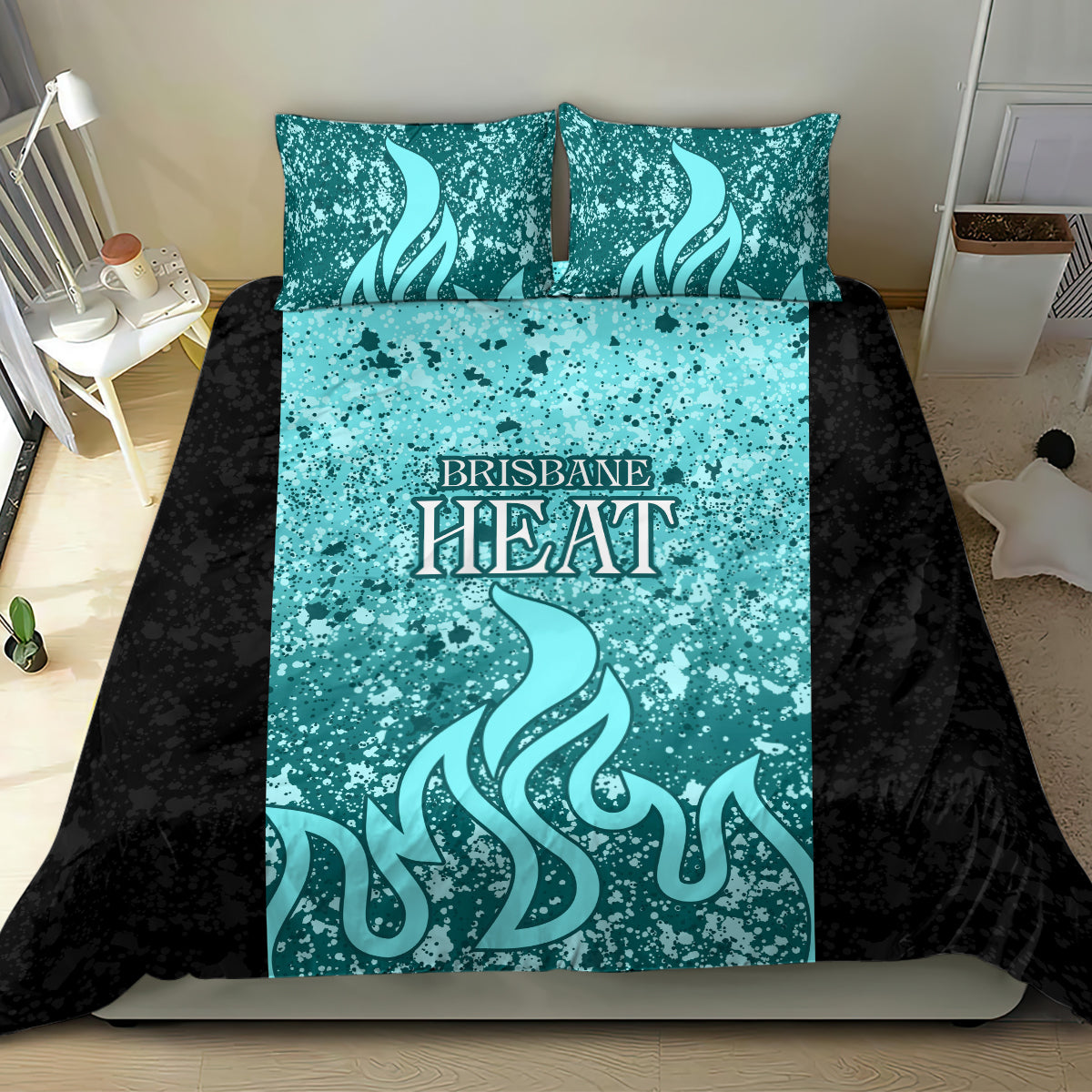 brisbane-heat-custom-bedding-set-bbl-cricket-team-2024