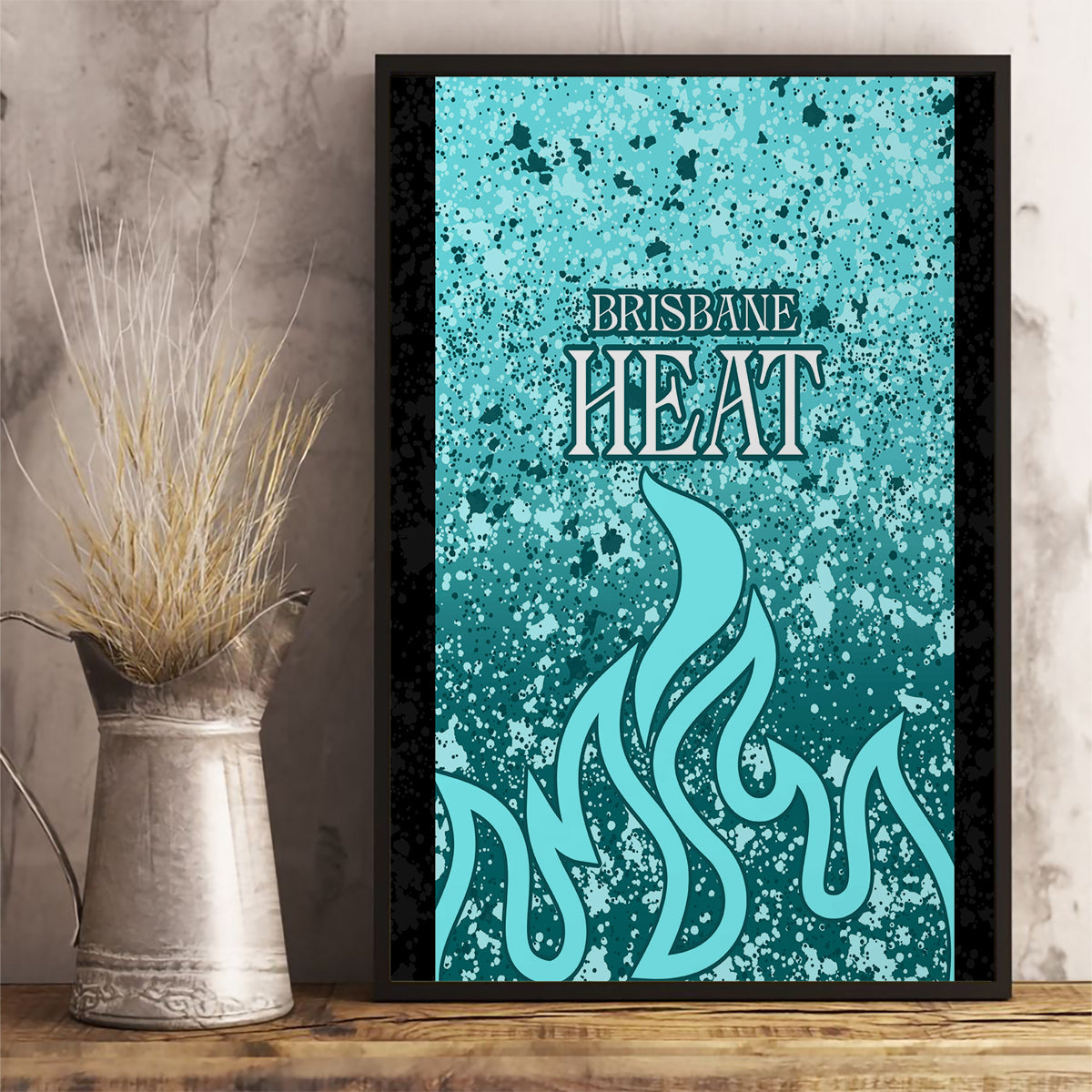 brisbane-heat-custom-canvas-wall-art-bbl-cricket-team-2024