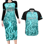 brisbane-heat-custom-couples-matching-long-sleeve-bodycon-dress-and-hawaiian-shirt-bbl-cricket-team-2024