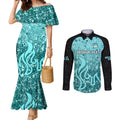 brisbane-heat-custom-couples-matching-mermaid-dress-and-long-sleeve-button-shirt-bbl-cricket-team-2024