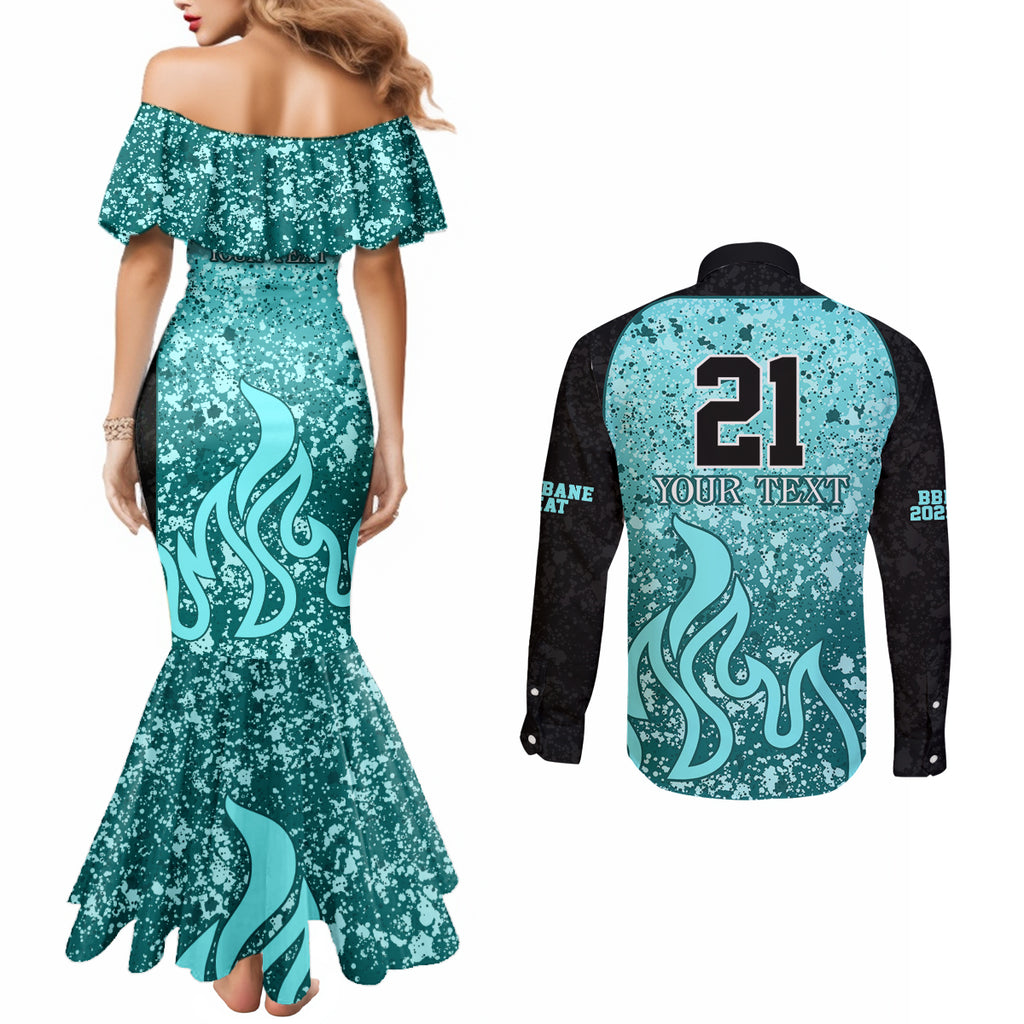 brisbane-heat-custom-couples-matching-mermaid-dress-and-long-sleeve-button-shirt-bbl-cricket-team-2024