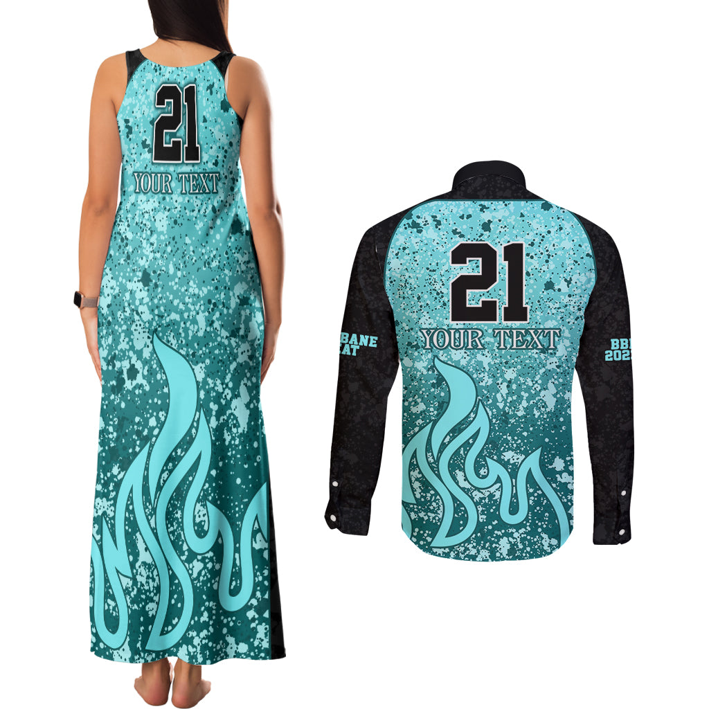 brisbane-heat-custom-couples-matching-tank-maxi-dress-and-long-sleeve-button-shirt-bbl-cricket-team-2024