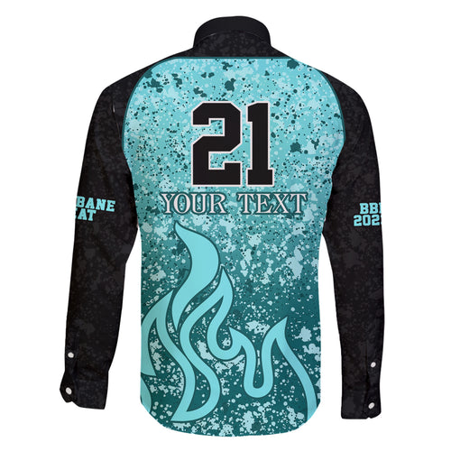 brisbane-heat-custom-family-matching-long-sleeve-bodycon-dress-and-hawaiian-shirt-bbl-cricket-team-2024