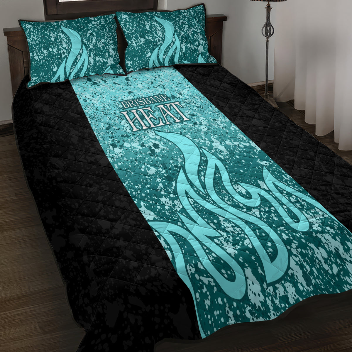 brisbane-heat-custom-quilt-bed-set-bbl-cricket-team-2024