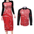 melbourne-renegades-custom-couples-matching-long-sleeve-bodycon-dress-and-long-sleeve-button-shirt-bbl-cricket-team-2024