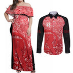 melbourne-renegades-custom-couples-matching-off-shoulder-maxi-dress-and-long-sleeve-button-shirt-bbl-cricket-team-2024