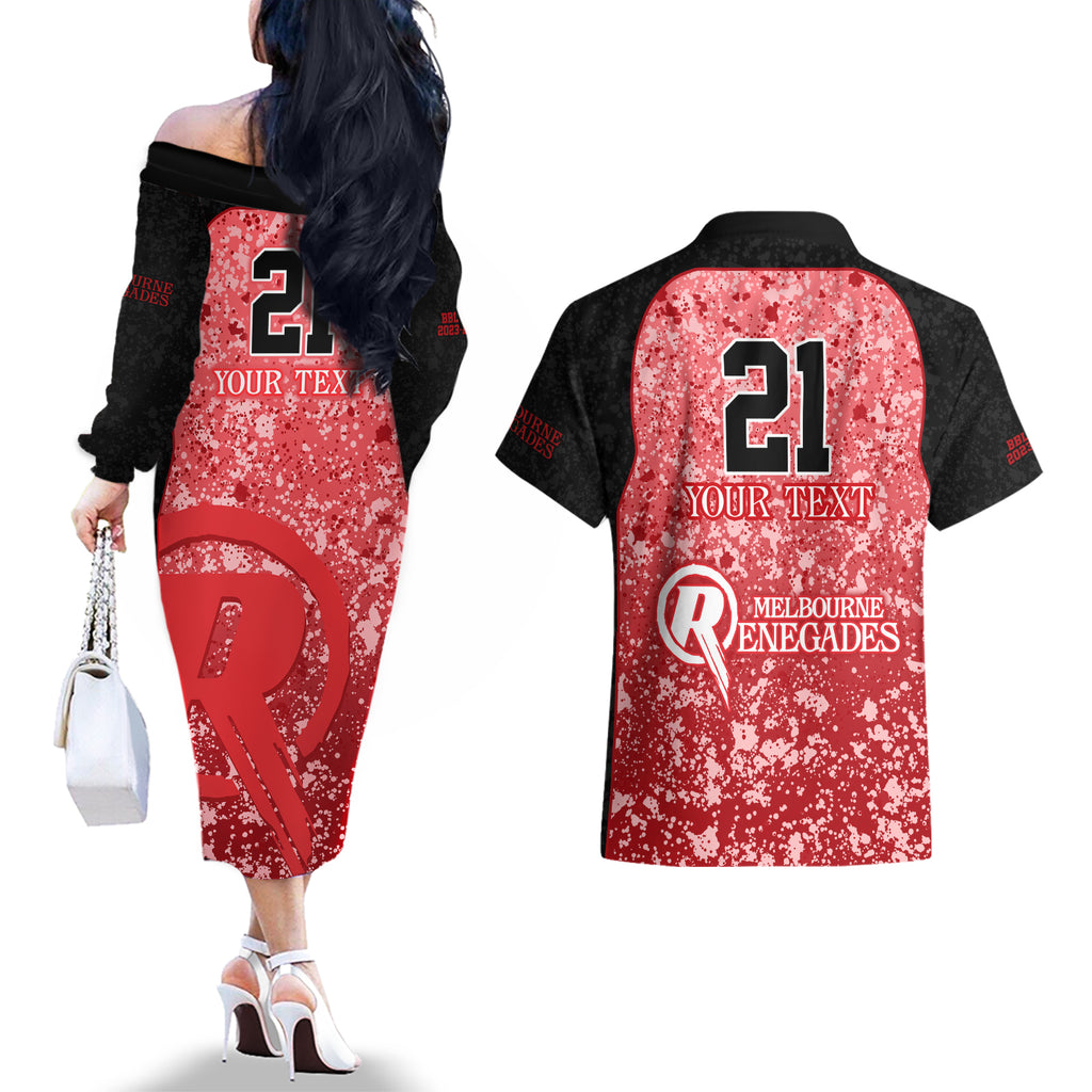 melbourne-renegades-custom-couples-matching-off-the-shoulder-long-sleeve-dress-and-hawaiian-shirt-bbl-cricket-team-2024
