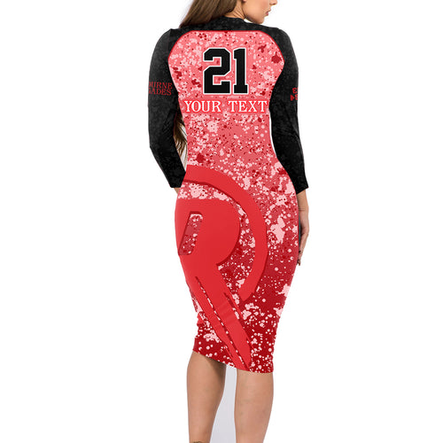 melbourne-renegades-custom-family-matching-long-sleeve-bodycon-dress-and-hawaiian-shirt-bbl-cricket-team-2024