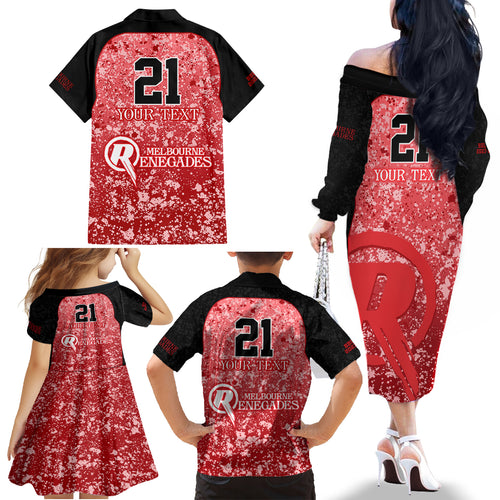 melbourne-renegades-custom-family-matching-off-shoulder-long-sleeve-dress-and-hawaiian-shirt-bbl-cricket-team-2024