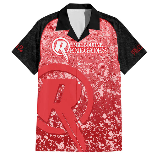 melbourne-renegades-custom-family-matching-off-shoulder-long-sleeve-dress-and-hawaiian-shirt-bbl-cricket-team-2024