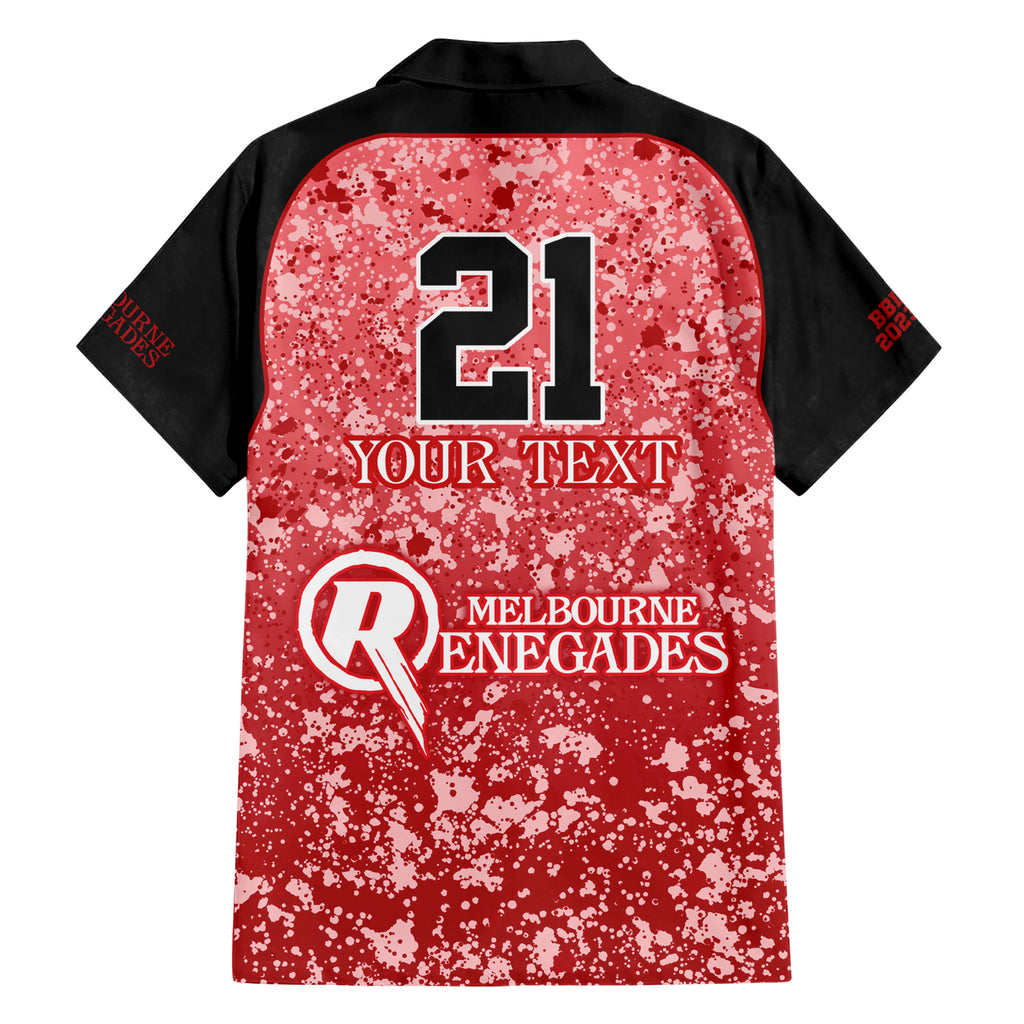 melbourne-renegades-custom-family-matching-short-sleeve-bodycon-dress-and-hawaiian-shirt-bbl-cricket-team-2024