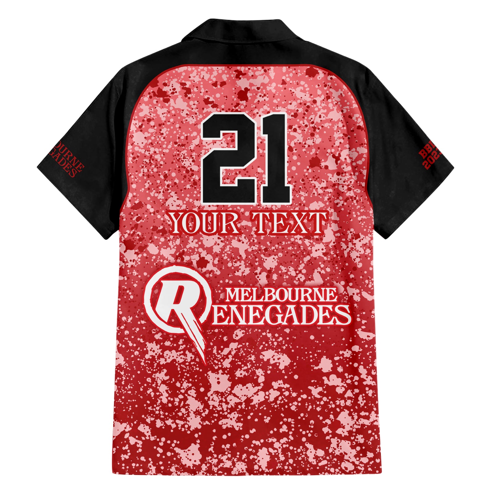 melbourne-renegades-custom-family-matching-short-sleeve-bodycon-dress-and-hawaiian-shirt-bbl-cricket-team-2024