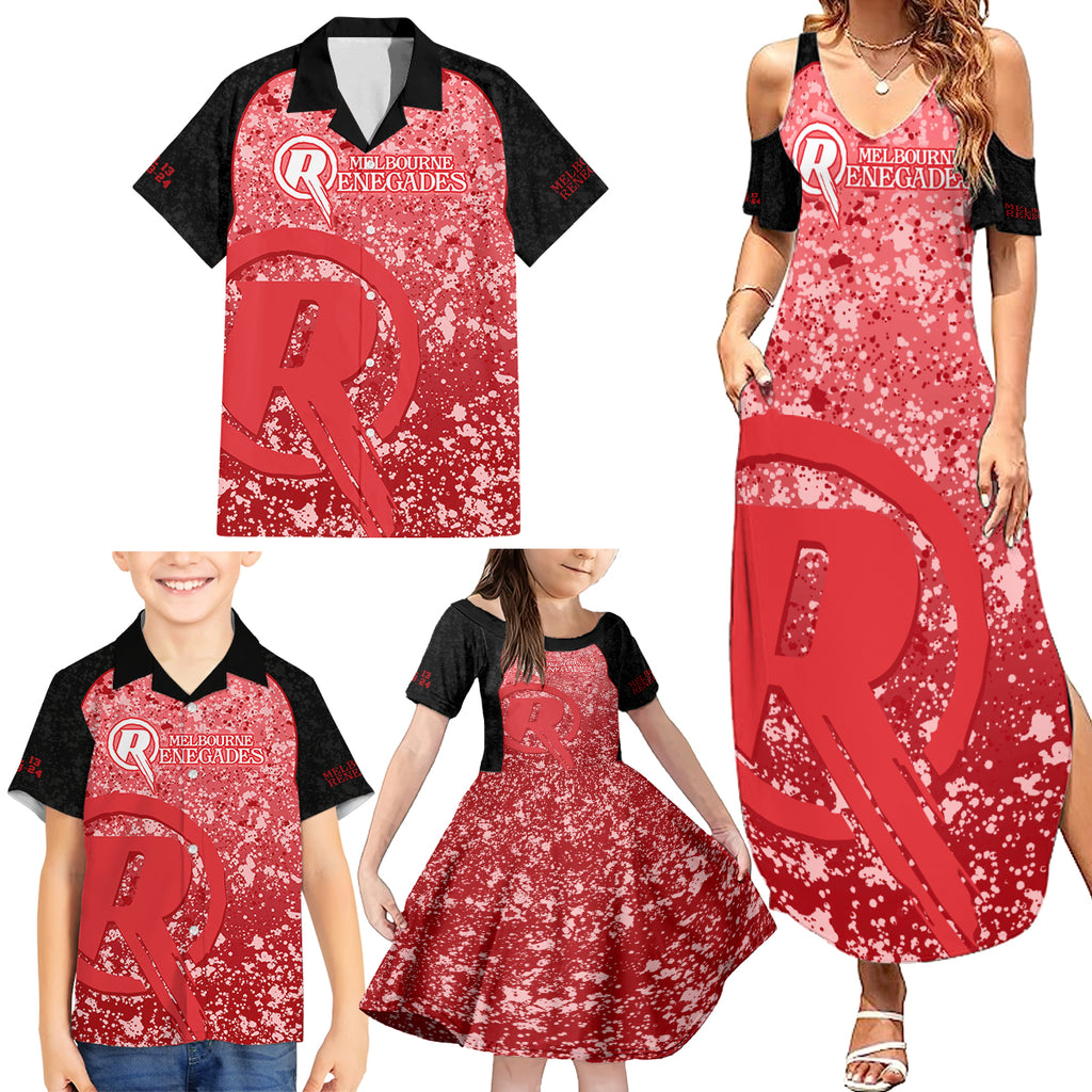 melbourne-renegades-custom-family-matching-summer-maxi-dress-and-hawaiian-shirt-bbl-cricket-team-2024