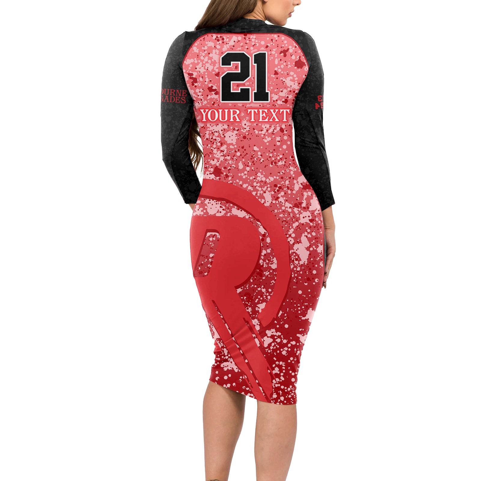 melbourne-renegades-custom-long-sleeve-bodycon-dress-bbl-cricket-team-2024
