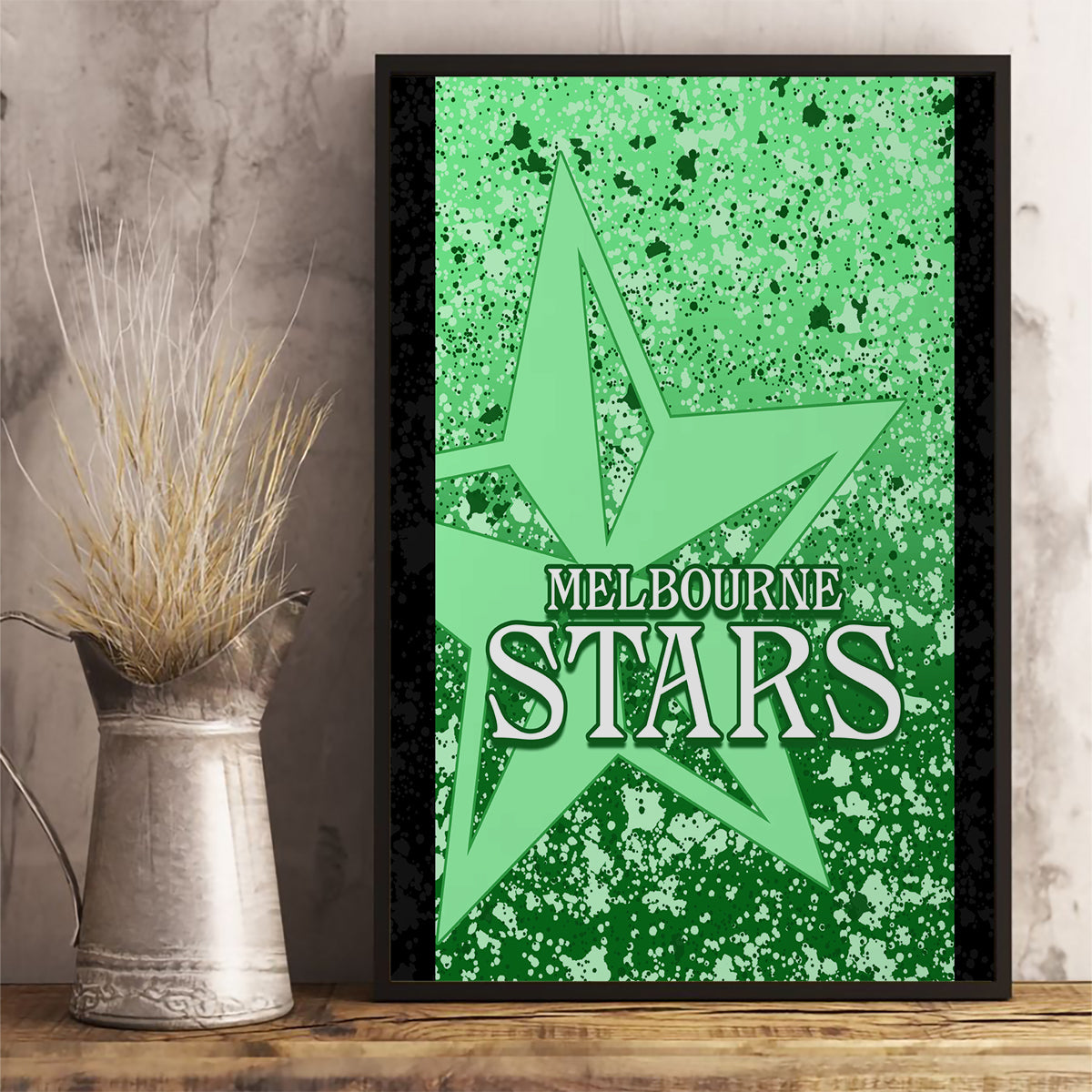 melbourne-stars-custom-canvas-wall-art-bbl-cricket-team-2024