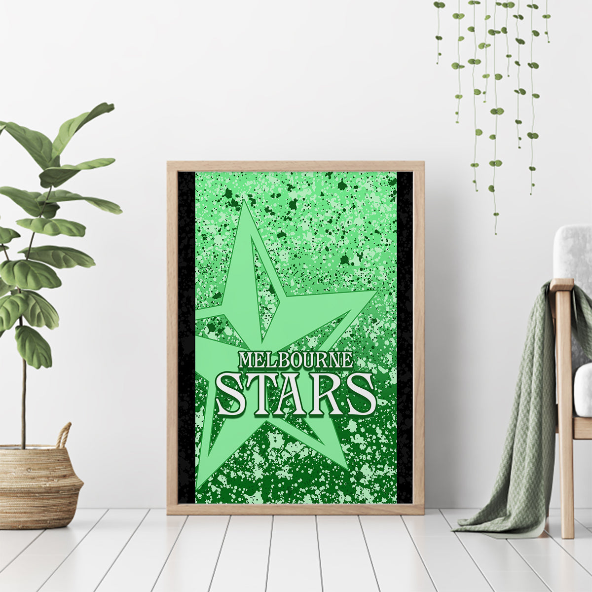 melbourne-stars-custom-canvas-wall-art-bbl-cricket-team-2024