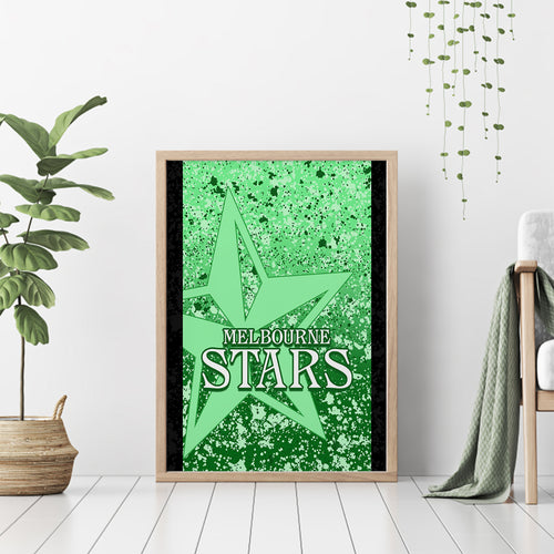 melbourne-stars-custom-canvas-wall-art-bbl-cricket-team-2024