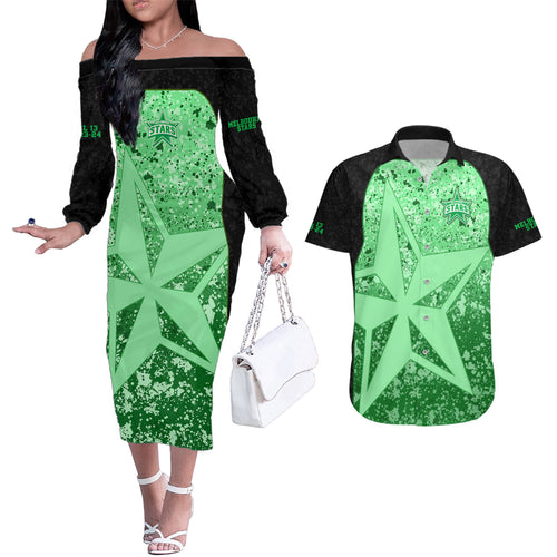 melbourne-stars-custom-couples-matching-off-the-shoulder-long-sleeve-dress-and-hawaiian-shirt-bbl-cricket-team-2024