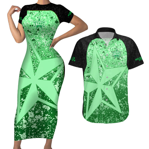 melbourne-stars-custom-couples-matching-short-sleeve-bodycon-dress-and-hawaiian-shirt-bbl-cricket-team-2024