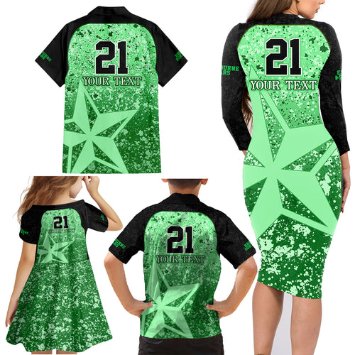 melbourne-stars-custom-family-matching-long-sleeve-bodycon-dress-and-hawaiian-shirt-bbl-cricket-team-2024