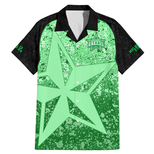 melbourne-stars-custom-family-matching-mermaid-dress-and-hawaiian-shirt-bbl-cricket-team-2024