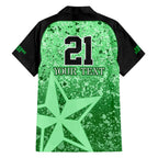 melbourne-stars-custom-family-matching-short-sleeve-bodycon-dress-and-hawaiian-shirt-bbl-cricket-team-2024