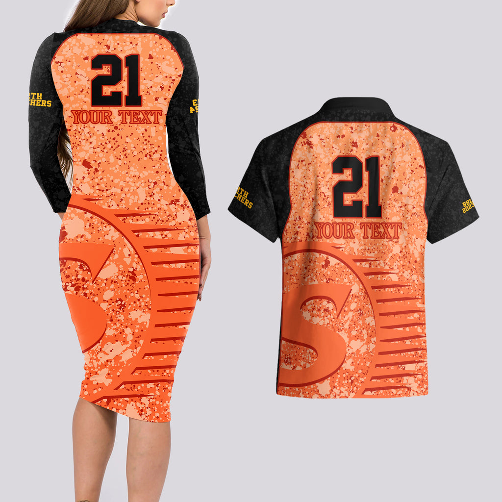 perth-scorchers-custom-couples-matching-long-sleeve-bodycon-dress-and-hawaiian-shirt-bbl-cricket-team-2024