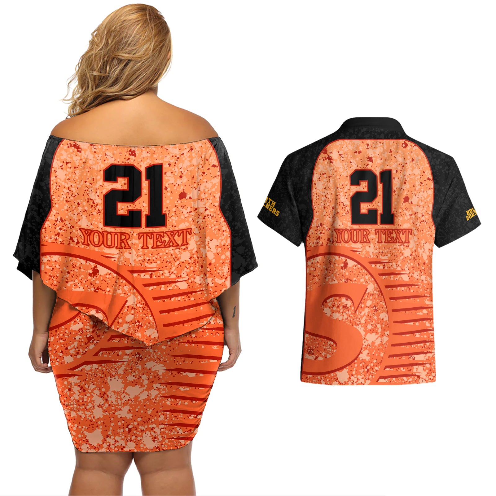 perth-scorchers-custom-couples-matching-off-shoulder-short-dress-and-hawaiian-shirt-bbl-cricket-team-2024