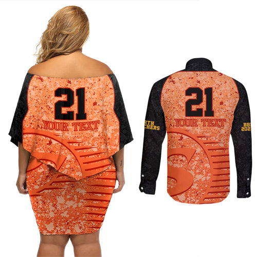 perth-scorchers-custom-couples-matching-off-shoulder-short-dress-and-long-sleeve-button-shirt-bbl-cricket-team-2024