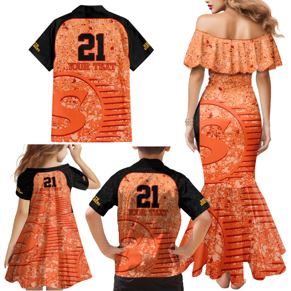 perth-scorchers-custom-family-matching-mermaid-dress-and-hawaiian-shirt-bbl-cricket-team-2024