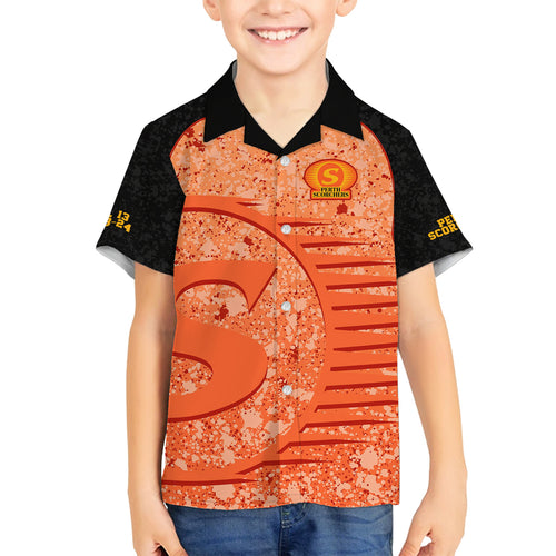 perth-scorchers-custom-family-matching-off-shoulder-maxi-dress-and-hawaiian-shirt-bbl-cricket-team-2024