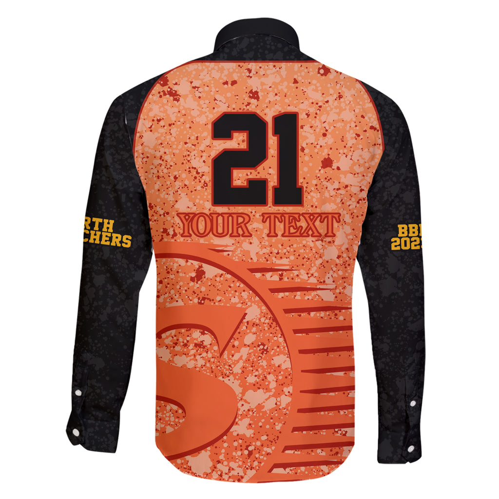 perth-scorchers-custom-family-matching-short-sleeve-bodycon-dress-and-hawaiian-shirt-bbl-cricket-team-2024