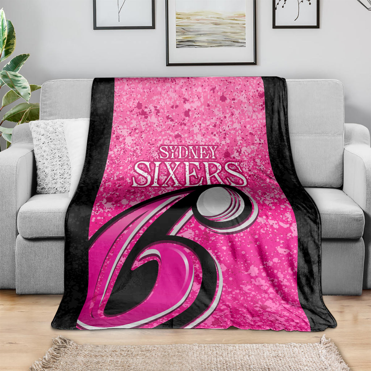 sydney-sixers-custom-blanket-bbl-cricket-team-2024
