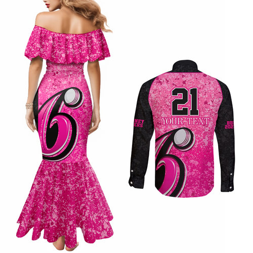 sydney-sixers-custom-couples-matching-mermaid-dress-and-long-sleeve-button-shirt-bbl-cricket-team-2024