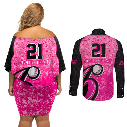 sydney-sixers-custom-couples-matching-off-shoulder-short-dress-and-long-sleeve-button-shirt-bbl-cricket-team-2024