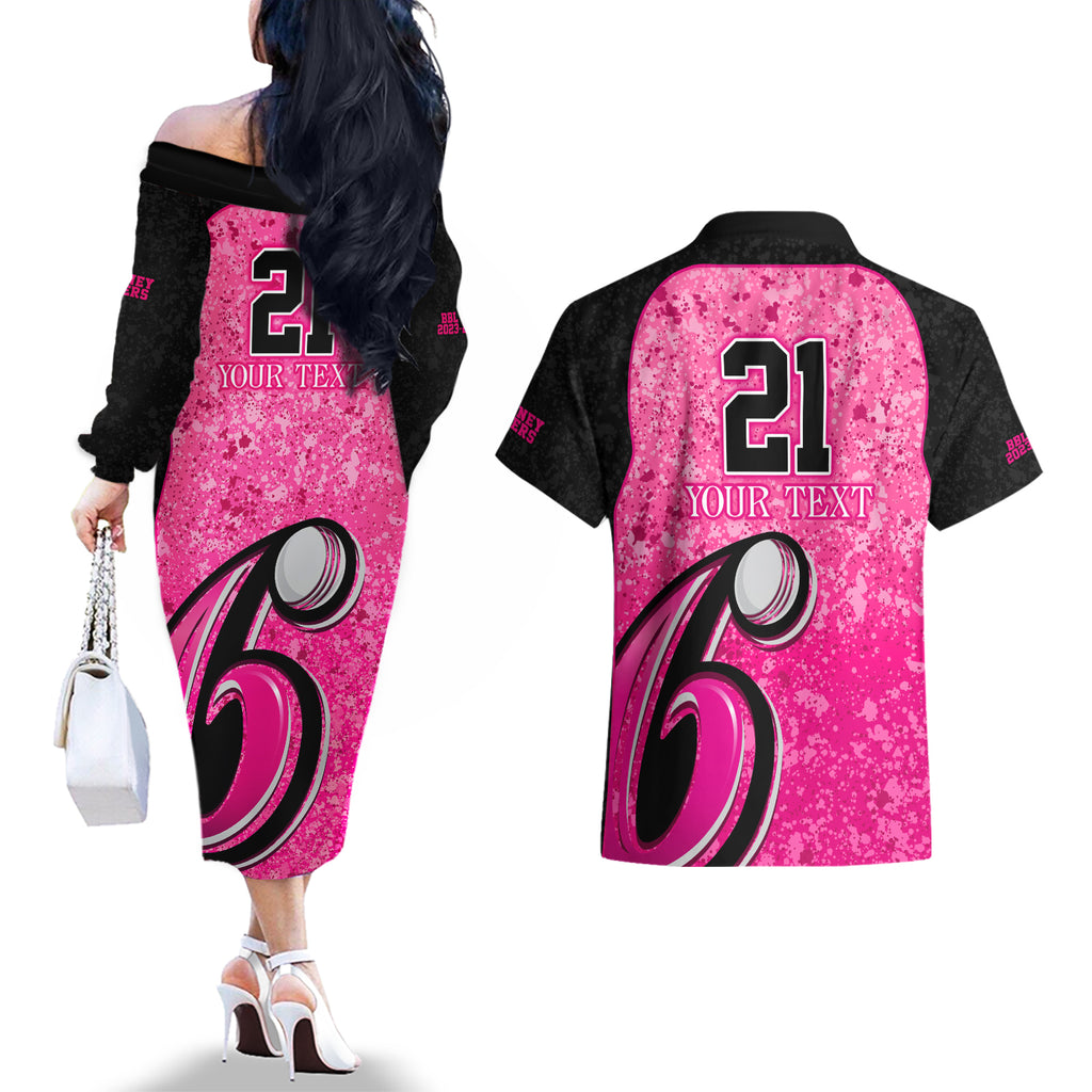 sydney-sixers-custom-couples-matching-off-the-shoulder-long-sleeve-dress-and-hawaiian-shirt-bbl-cricket-team-2024