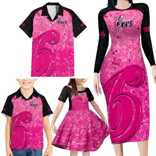 sydney-sixers-custom-family-matching-long-sleeve-bodycon-dress-and-hawaiian-shirt-bbl-cricket-team-2024