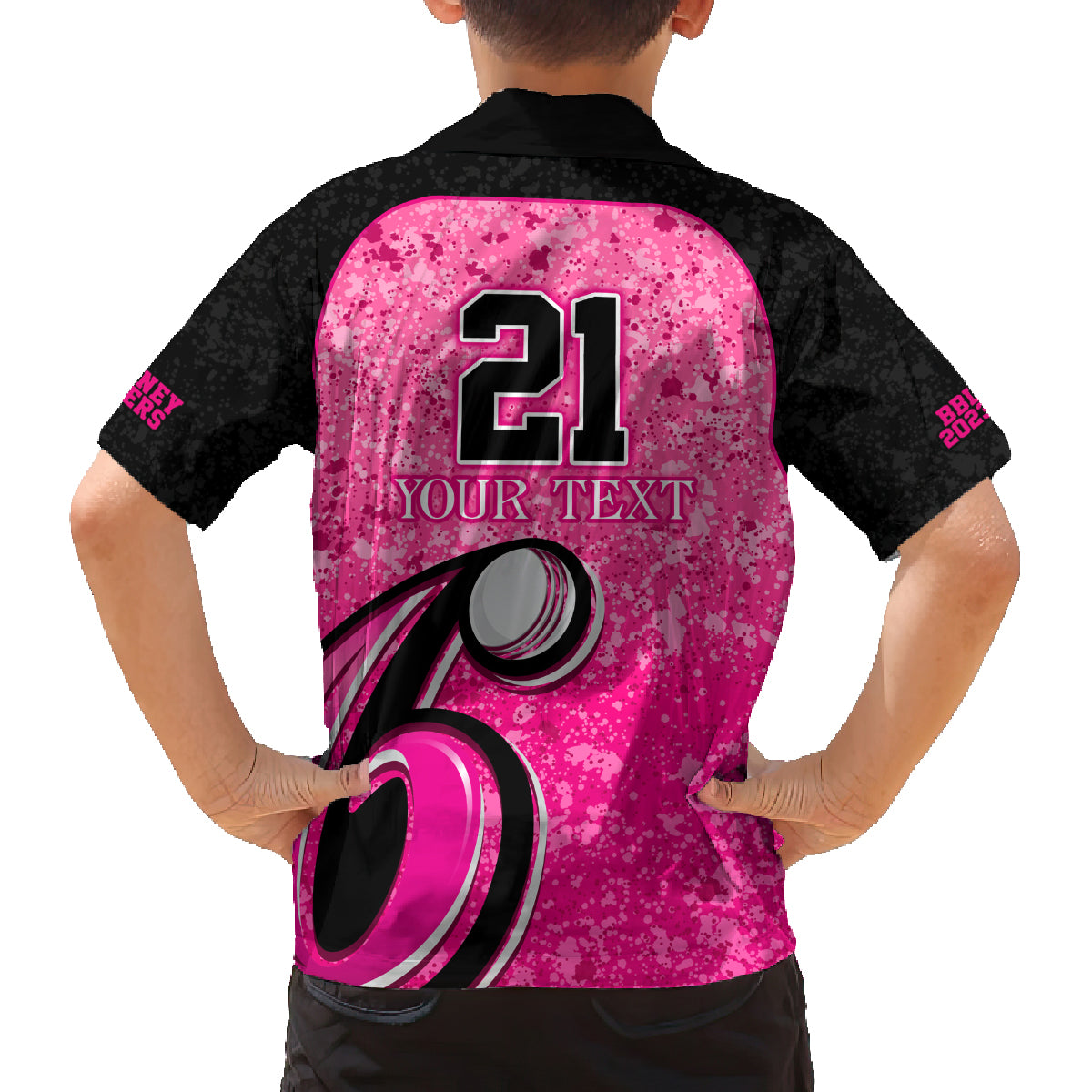 sydney-sixers-custom-family-matching-off-shoulder-long-sleeve-dress-and-hawaiian-shirt-bbl-cricket-team-2024
