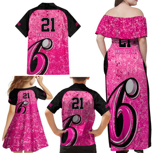 sydney-sixers-custom-family-matching-off-shoulder-maxi-dress-and-hawaiian-shirt-bbl-cricket-team-2024