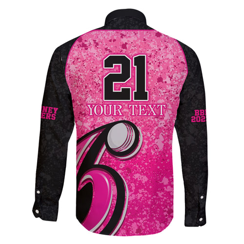 sydney-sixers-custom-family-matching-short-sleeve-bodycon-dress-and-hawaiian-shirt-bbl-cricket-team-2024