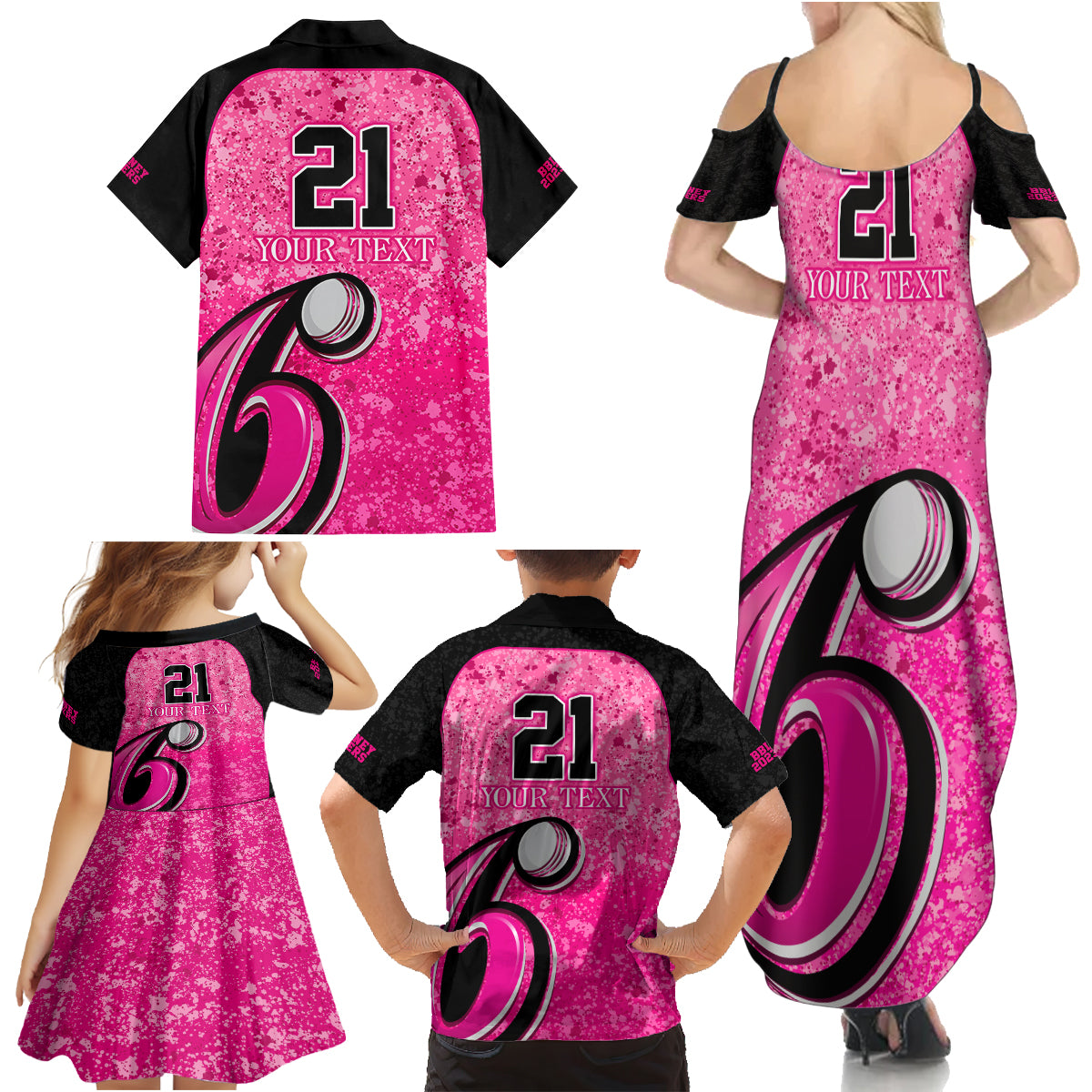 sydney-sixers-custom-family-matching-summer-maxi-dress-and-hawaiian-shirt-bbl-cricket-team-2024