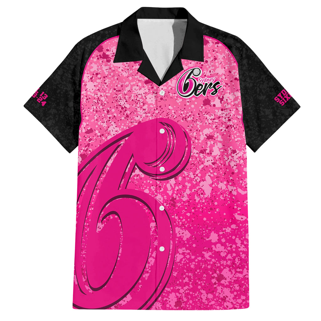 sydney-sixers-custom-family-matching-summer-maxi-dress-and-hawaiian-shirt-bbl-cricket-team-2024